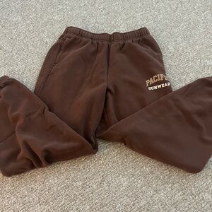PacSun brown sweatpants